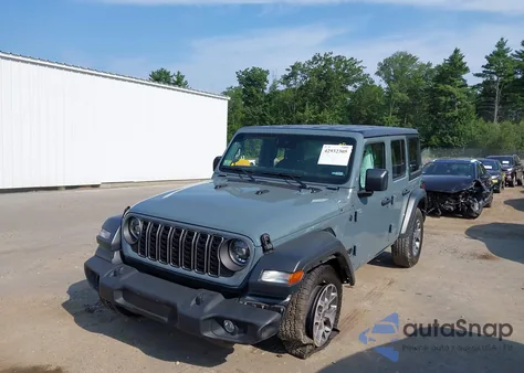 2024 Jeep Wrangler 4-Door Sport S 4X4 z USA, uszkodzony, nr VIN 1C4PJXDG5RW334658